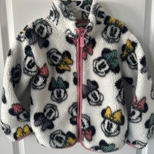 Disney Jumping Beans Multi-color Minnie Mouse Fleece Jacket